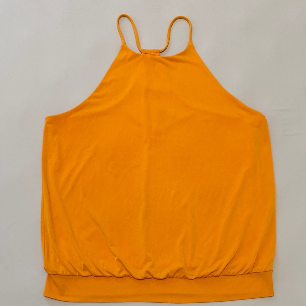 Express Bright Orange Halter Camisole